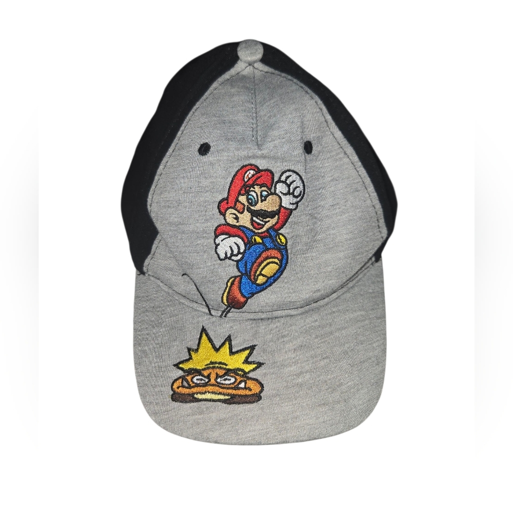 Kids Gray and Black Cartoon Character‎ Cap